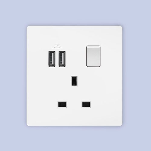 USB Socket Single TS456 Nt