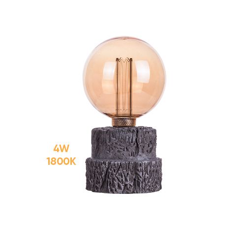 Table lamp. Stone Amber Bulb 4W 1.8K SM465A E1: