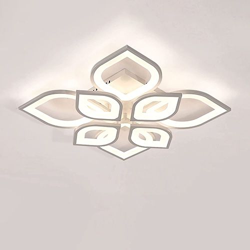 Ceiling light. 8 Leaf White LED YG60027-4+4C E1: