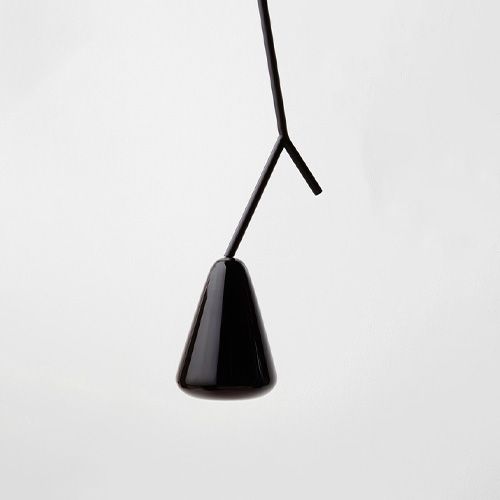 Pendant light Black Ucgen E27 P-BL060 E2: